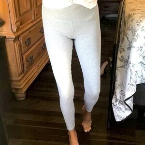 Kyodan Heather Gray Hi Rise‎ Leggings XS EUC